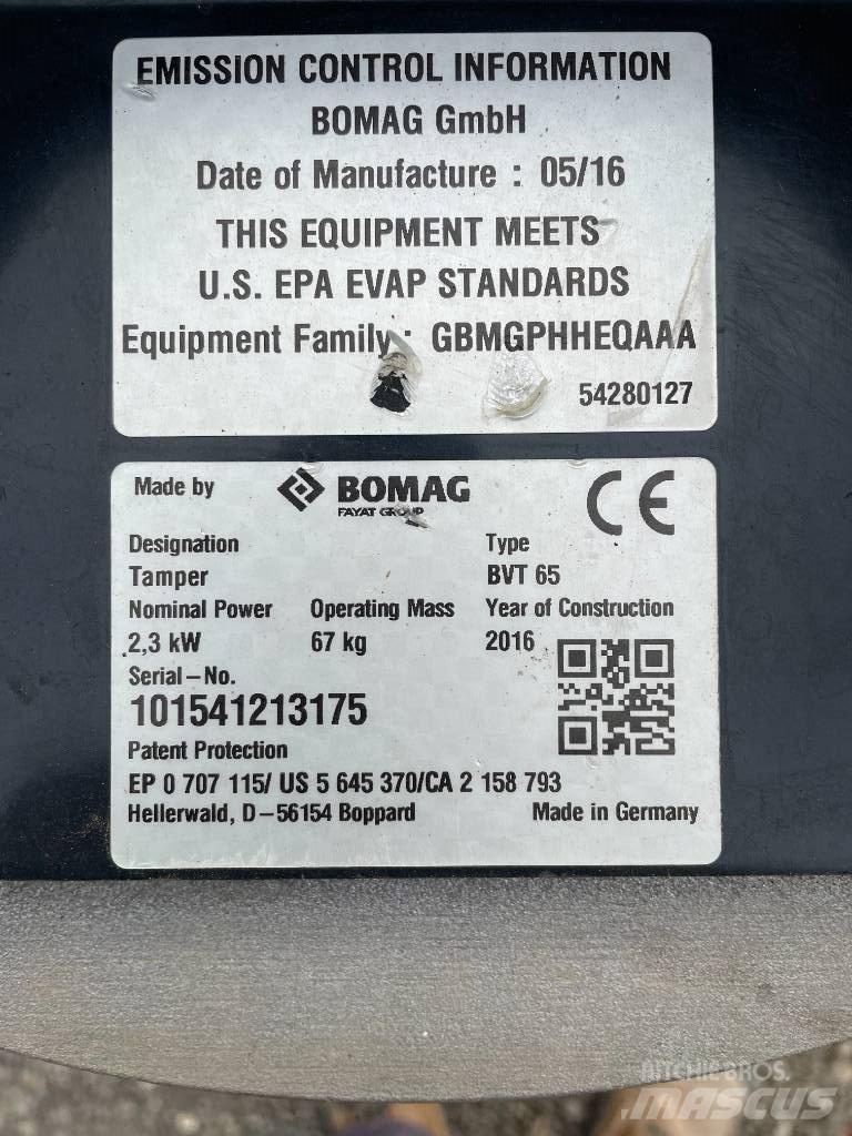 Bomag BVT 65 Markvibratorer