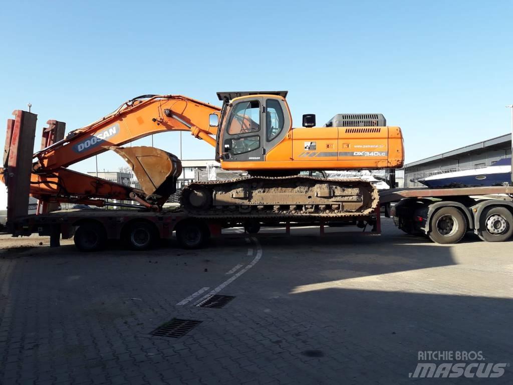 Doosan DX 340 LC Bandgrävare