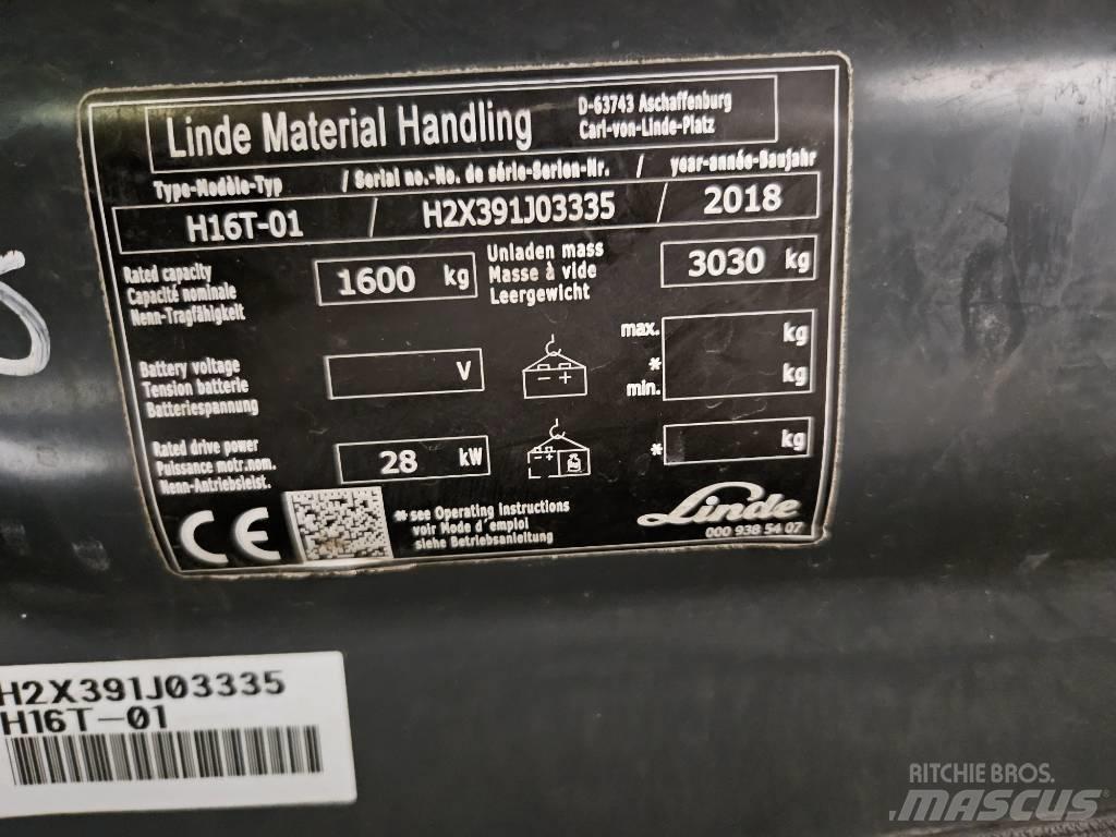 Linde H16T Gasolmotviktstruckar