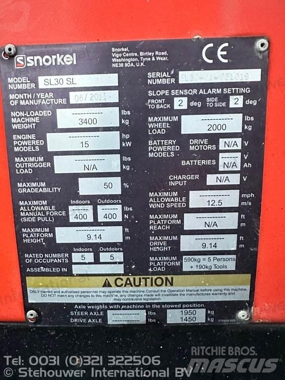 Snorkel SL30 SL Saxliftar