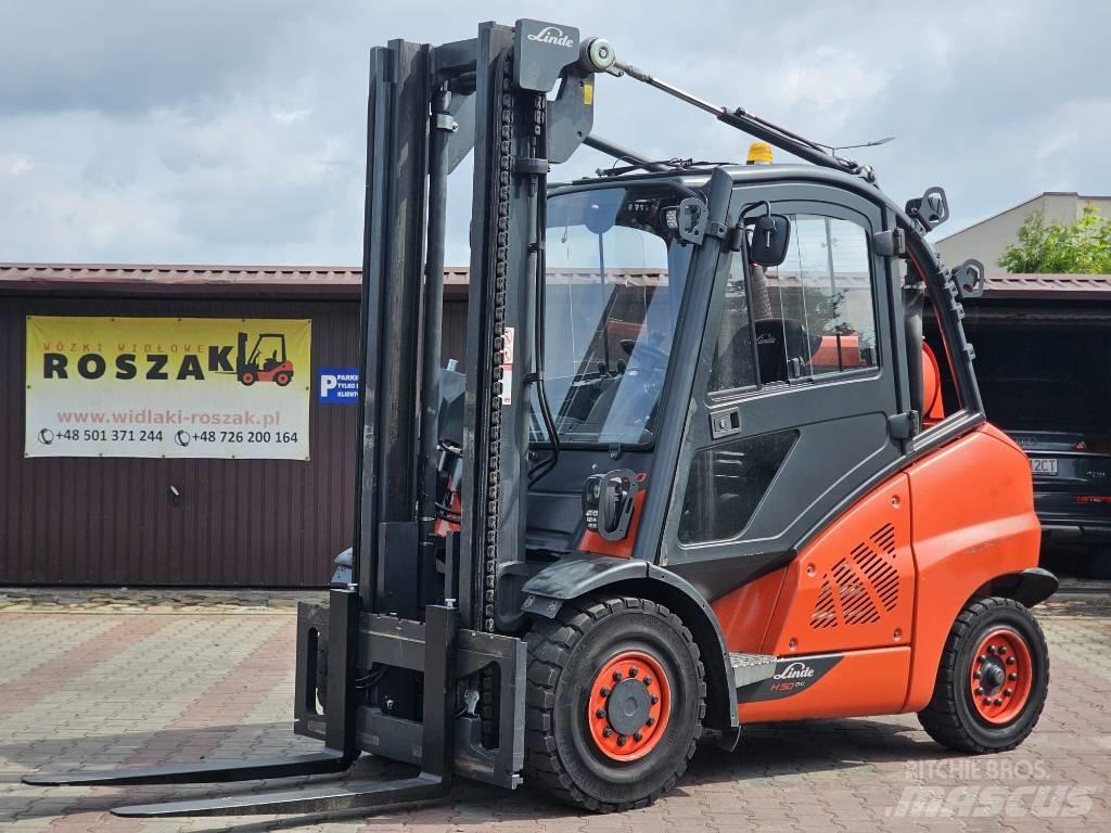 Linde H50T-02 Gasolmotviktstruckar
