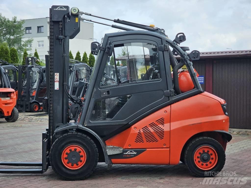 Linde H50T-02 Gasolmotviktstruckar