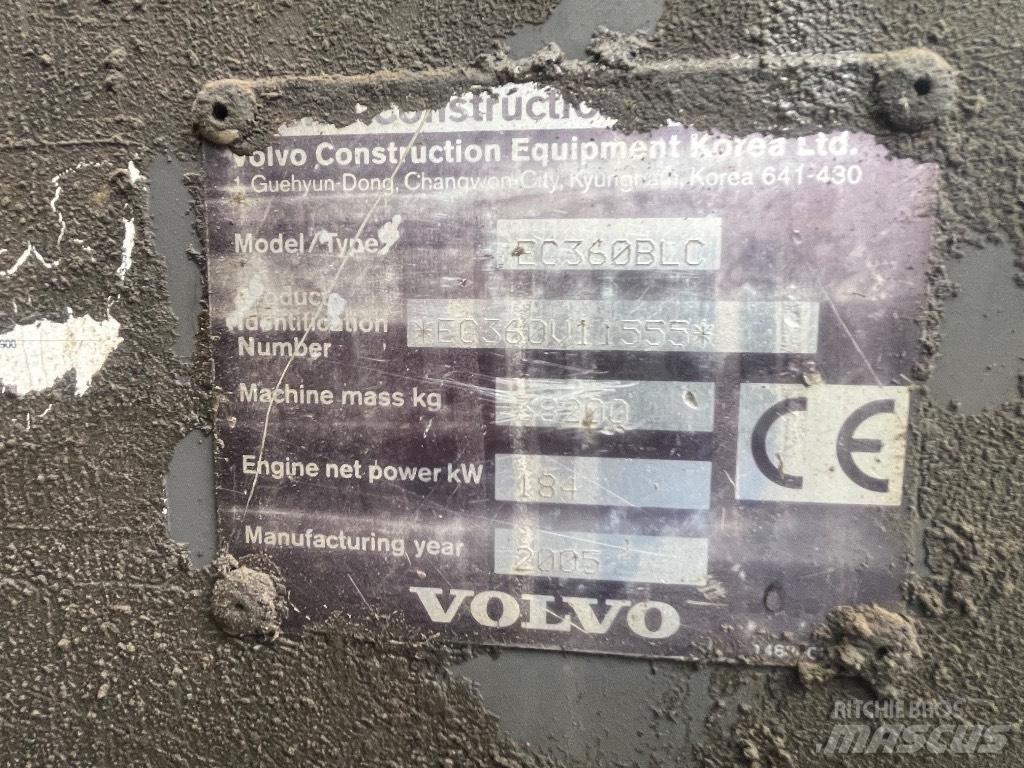 Volvo Ec360blc Bandgrävare