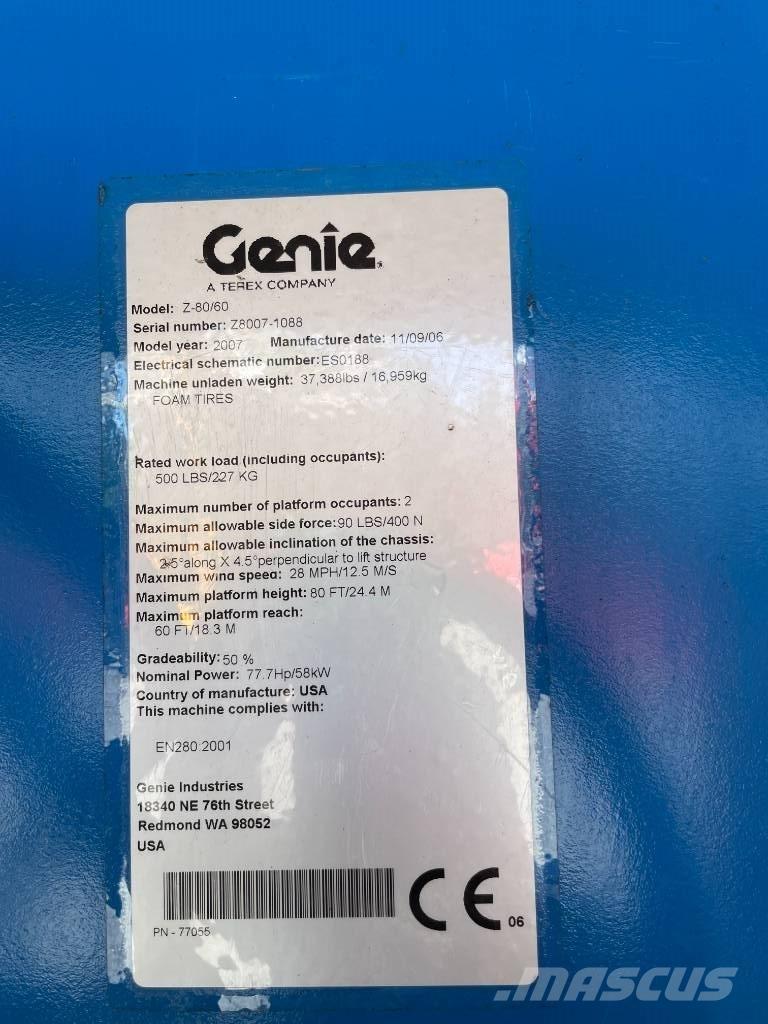 Genie Z 80/60 Bomliftar