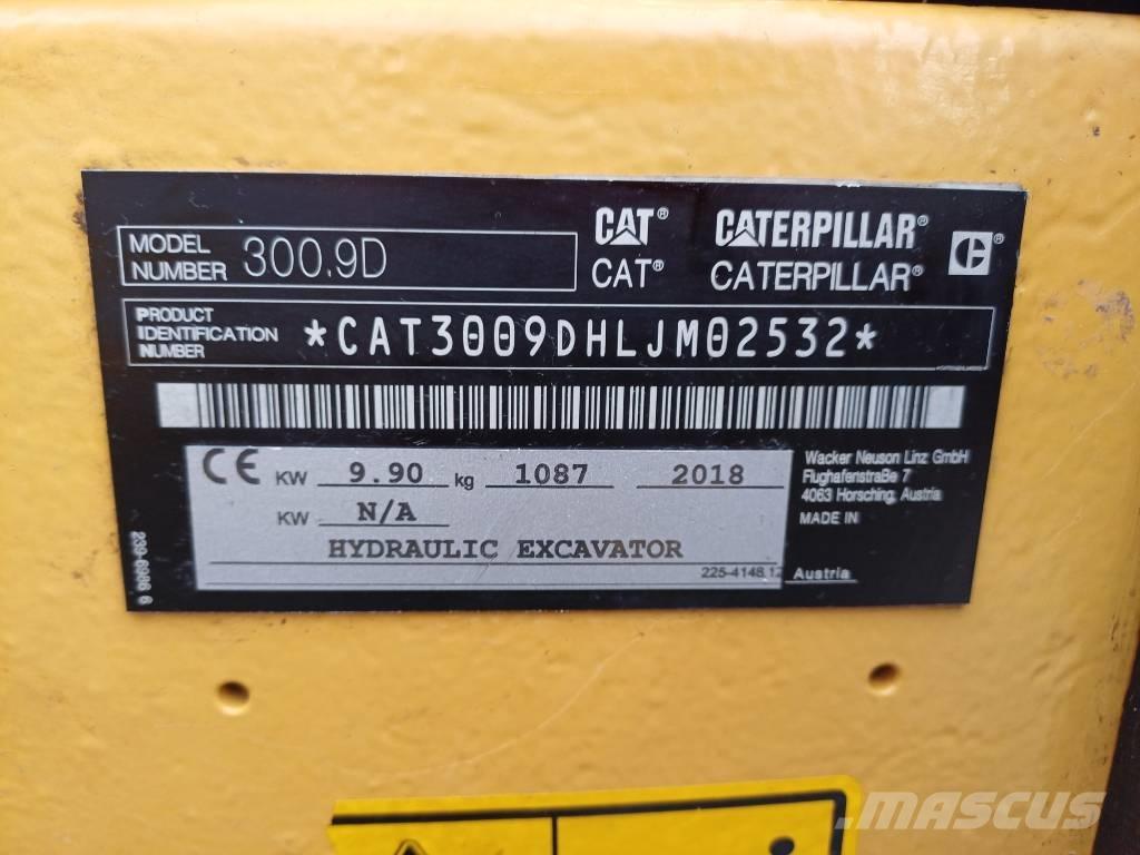 CAT 300.9D Minigrävare < 7t