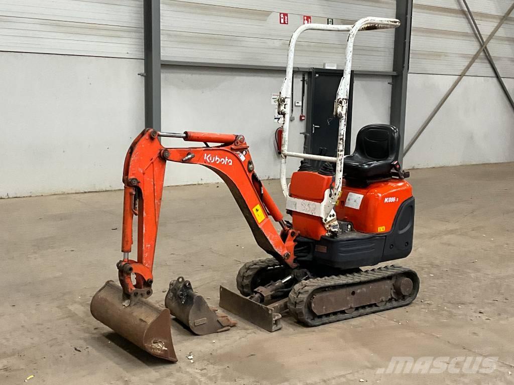 Kubota K 008-3 Minigrävare < 7t