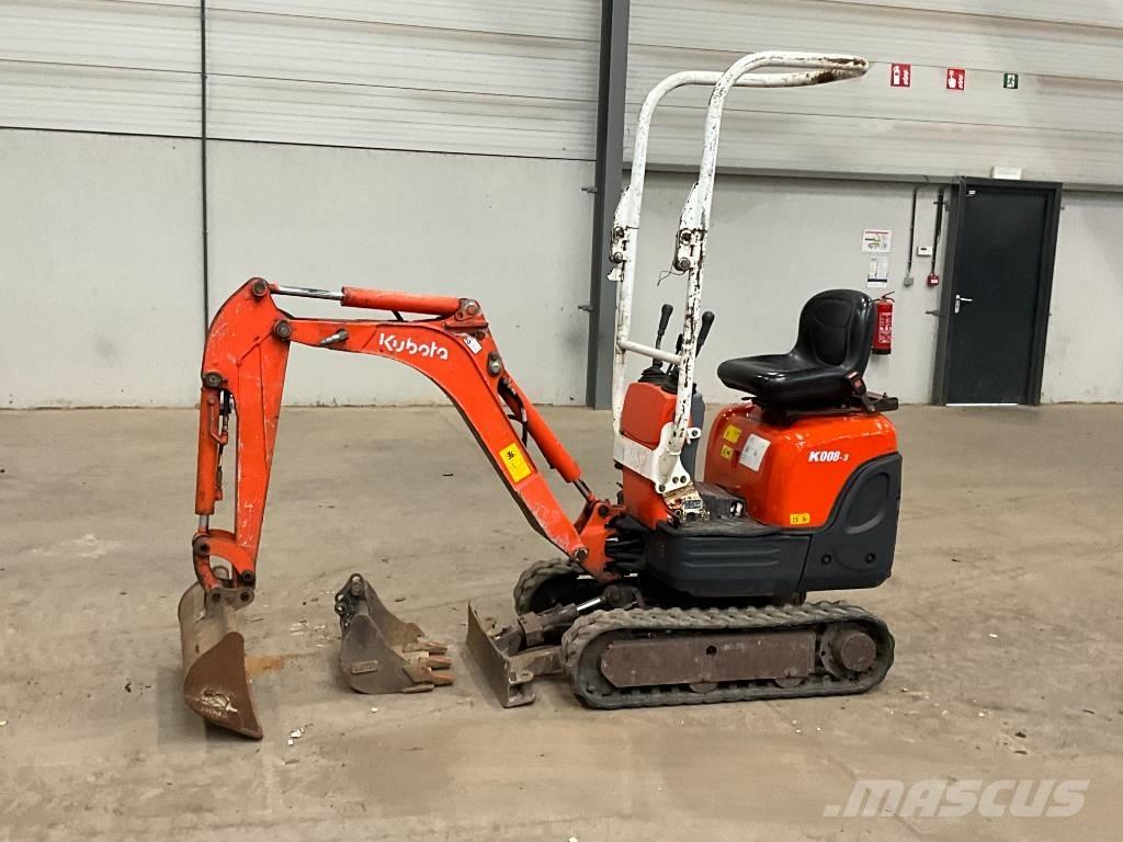 Kubota K 008-3 Minigrävare < 7t