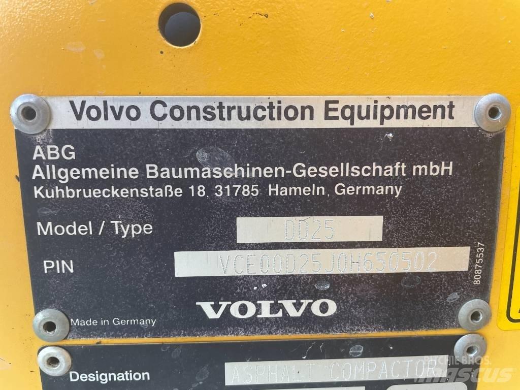 Volvo DD 25 W Tvåvalsvältar