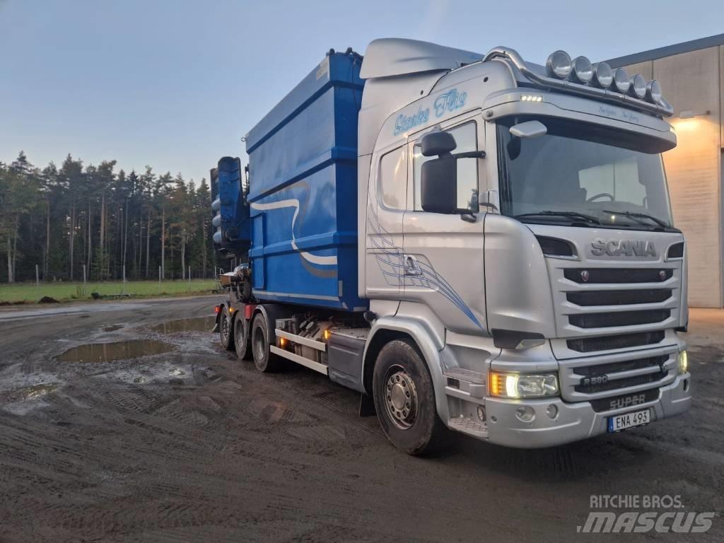 Scania R 580 LB Flishuggar