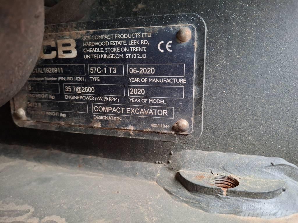 JCB 57C Minigrävare < 7t