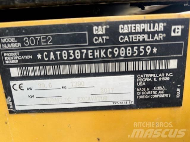 CAT 307E2 Midigrävmaskiner 7t - 12t