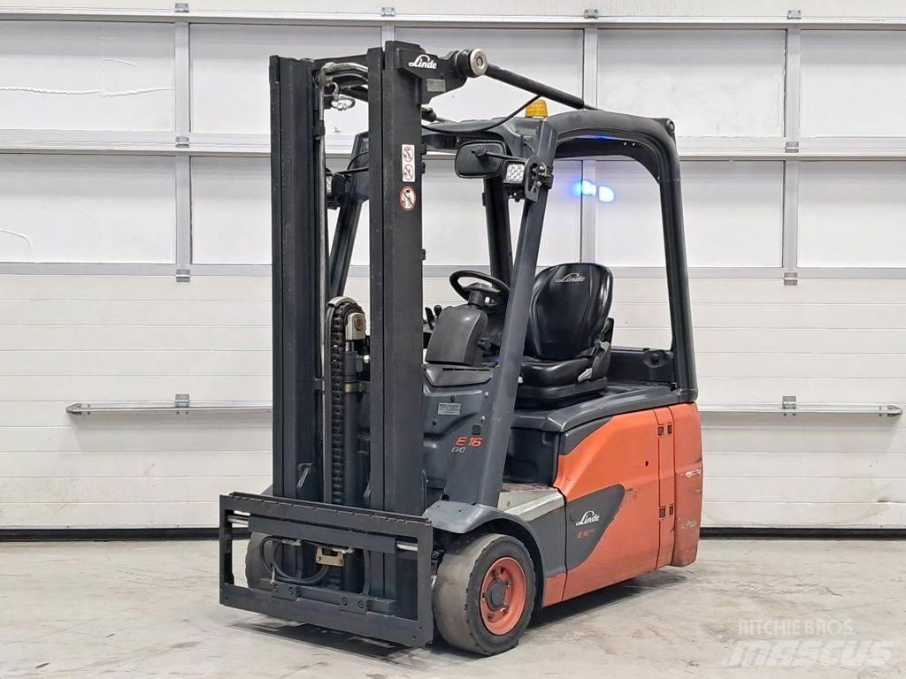Linde E16-02 Elmotviktstruckar
