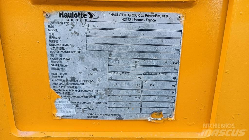 Haulotte OPTIMUM 8 Saxliftar