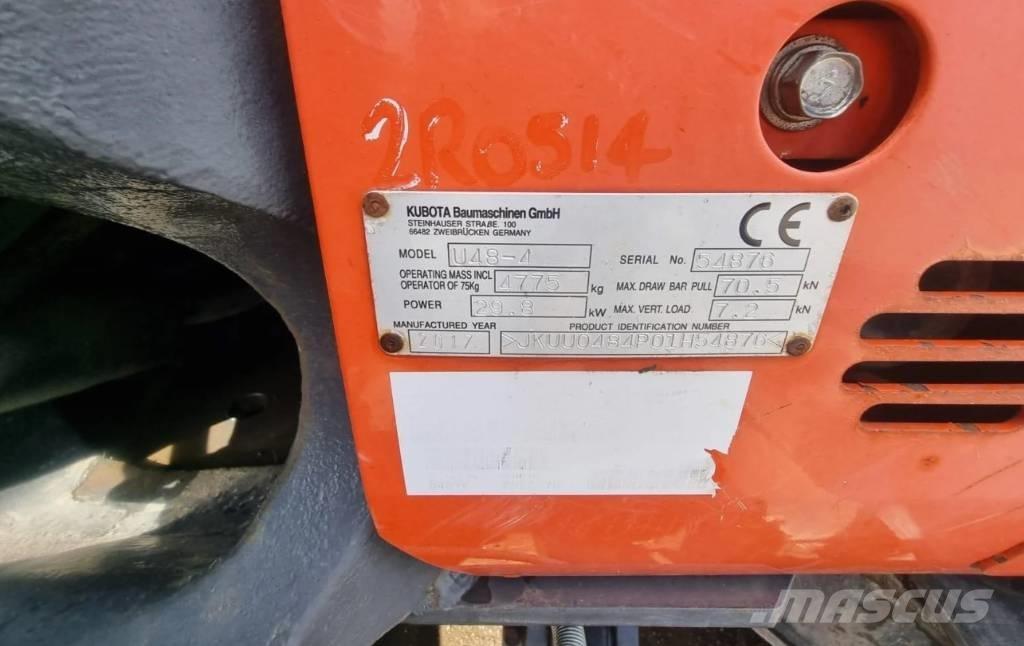 Kubota U 48-4 Minigrävare < 7t