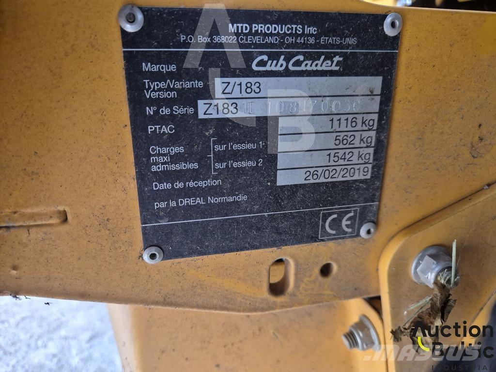 Cub Cadet Z/183 Åkgräsklippare