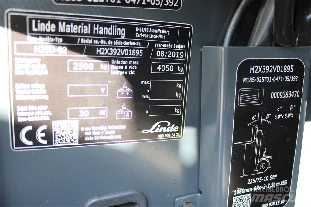 Linde H25D Dieselmotviktstruckar