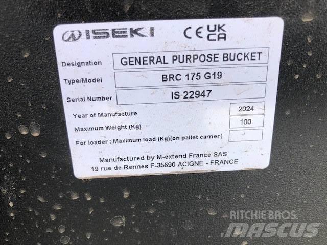 Iseki MX 1.75 BUCKET Grönytemaskiner - Övriga