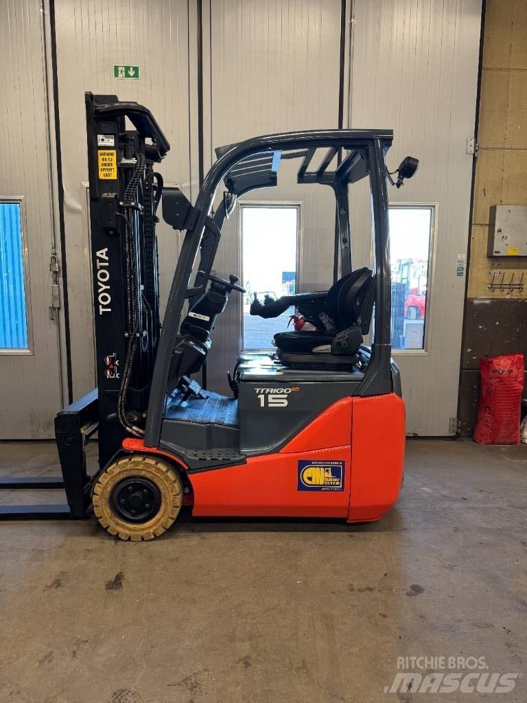 Toyota truck 8FBE15T Elmotviktstruckar