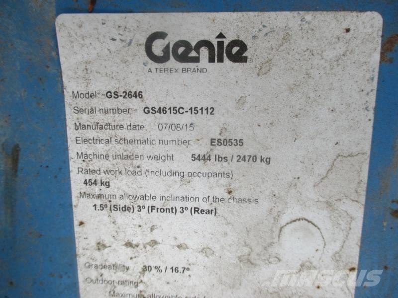 Genie GS 2646 Saxliftar