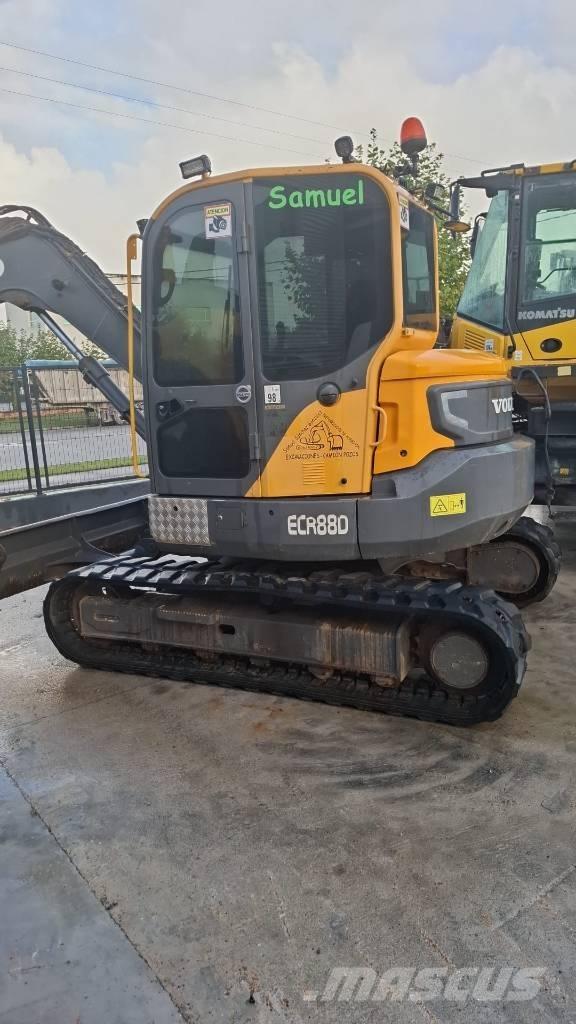Volvo ECR88D Midigrävmaskiner 7t - 12t