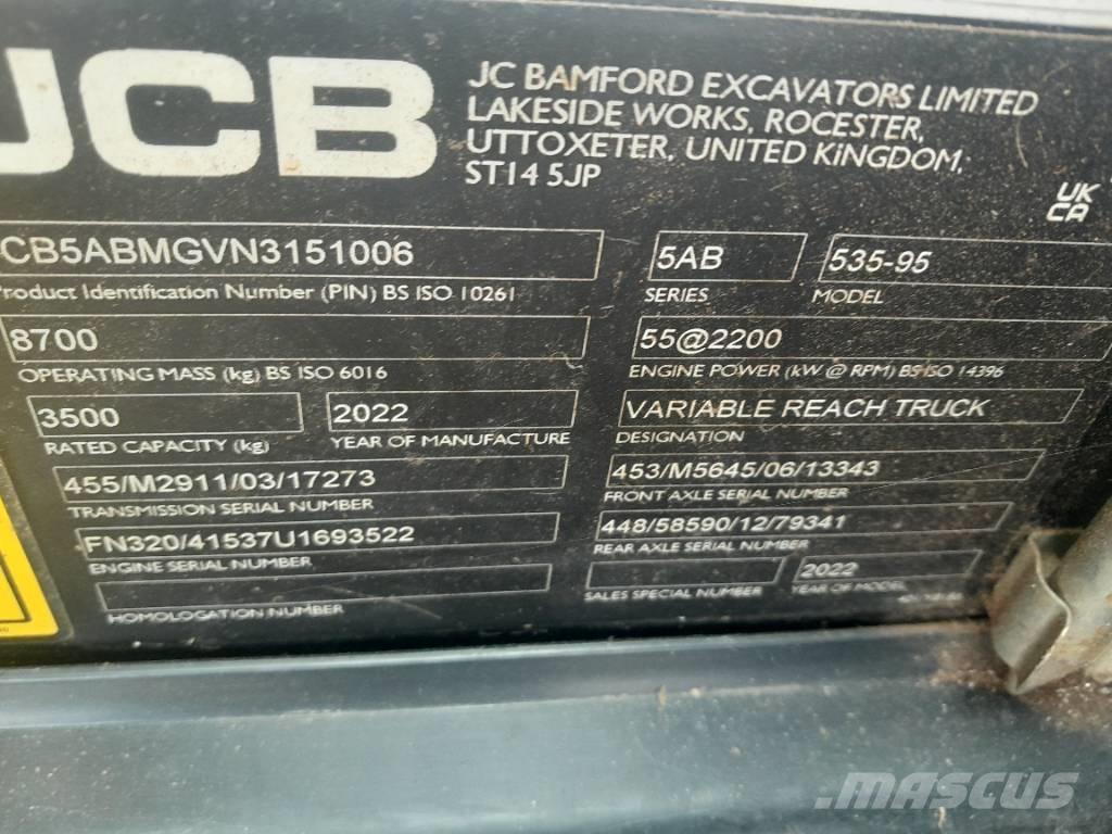 JCB 535-95 Redskapsbärare för lantbruk