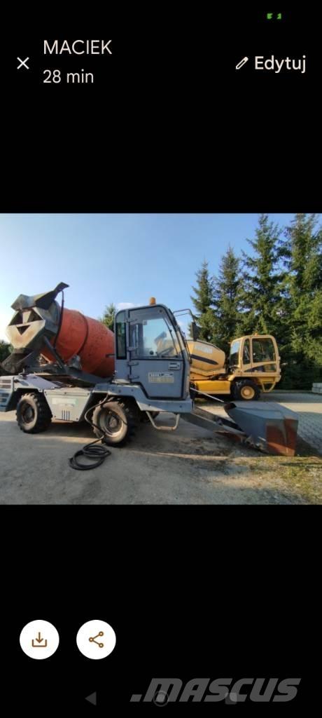 Ausa 3,5 kubika Betongutläggare