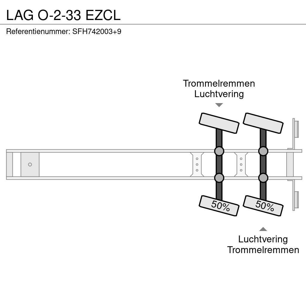 LAG O-2-33 EZCL Skåptrailer Kyl/Frys/Värme