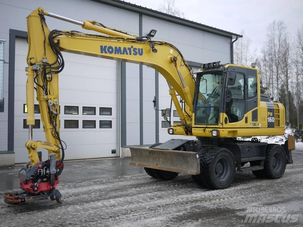 Komatsu PW 160-8 Hjulgrävare