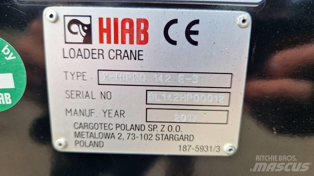 Hiab X-Hipro 142 E-3 Styckegodskranar