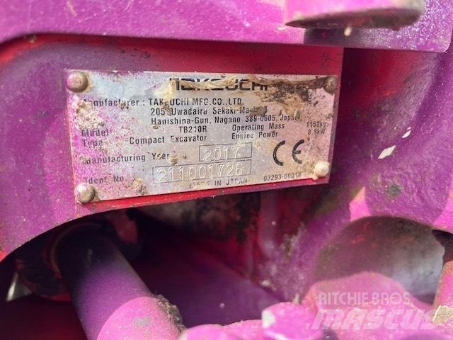 Takeuchi TB 210 Minigrävare < 7t