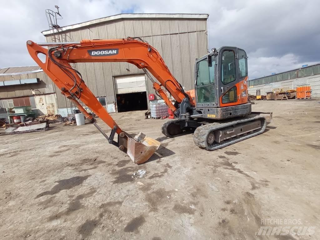 Doosan DX 85 R-3 Midigrävmaskiner 7t - 12t