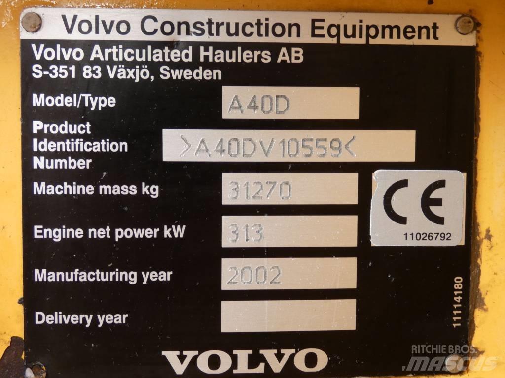 Volvo A 40 D Midjestyrd dumper