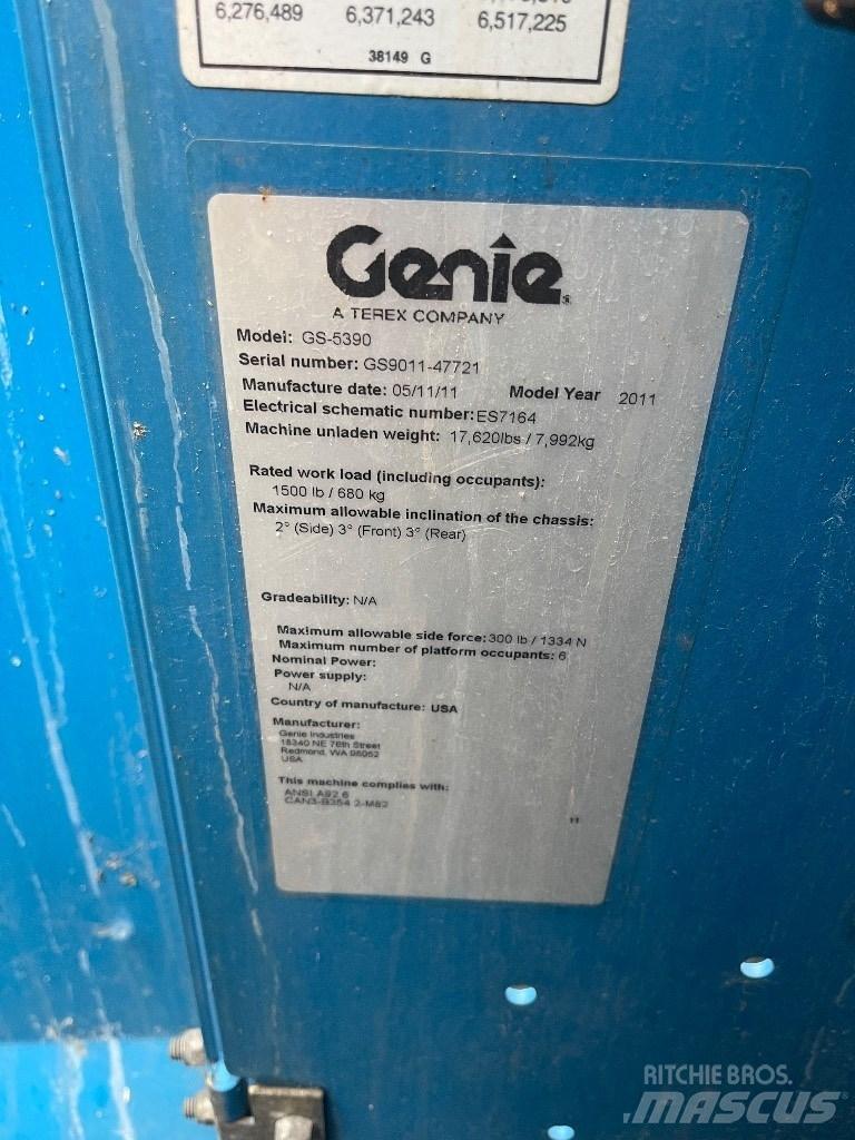 Genie GS 5390 Saxliftar