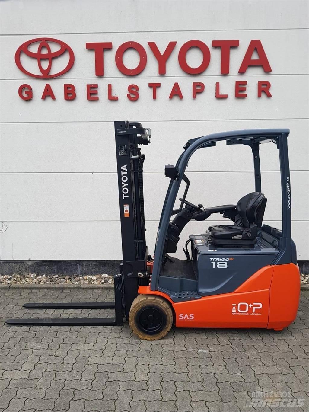 Toyota 8FBEKT18 Elmotviktstruckar
