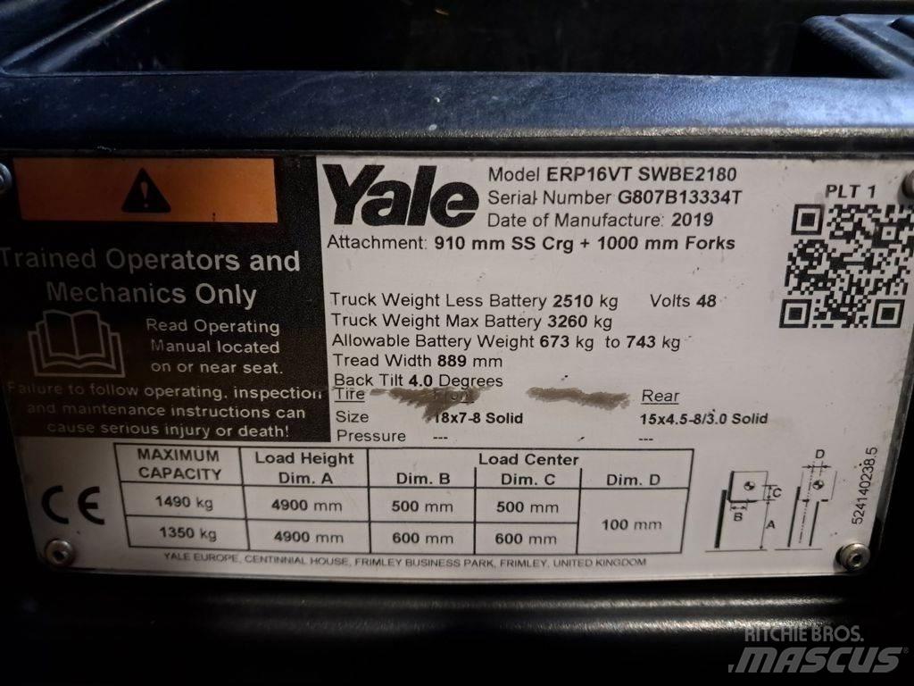 Yale ERP16VT Elmotviktstruckar