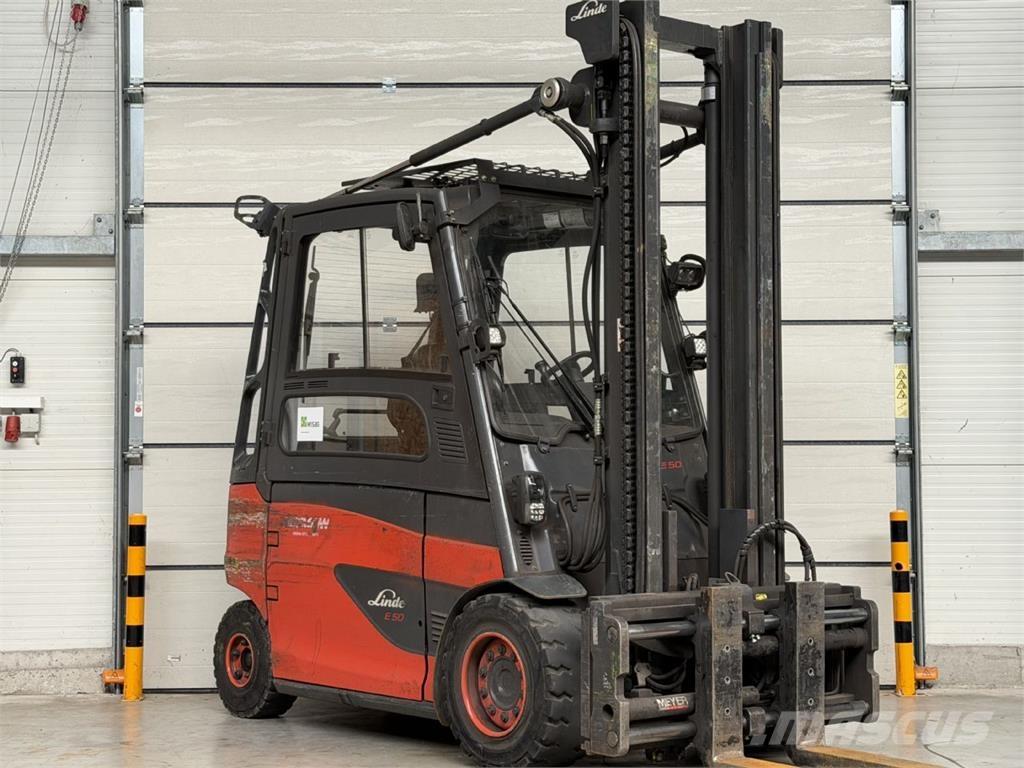 Linde E50HL-01 Elmotviktstruckar