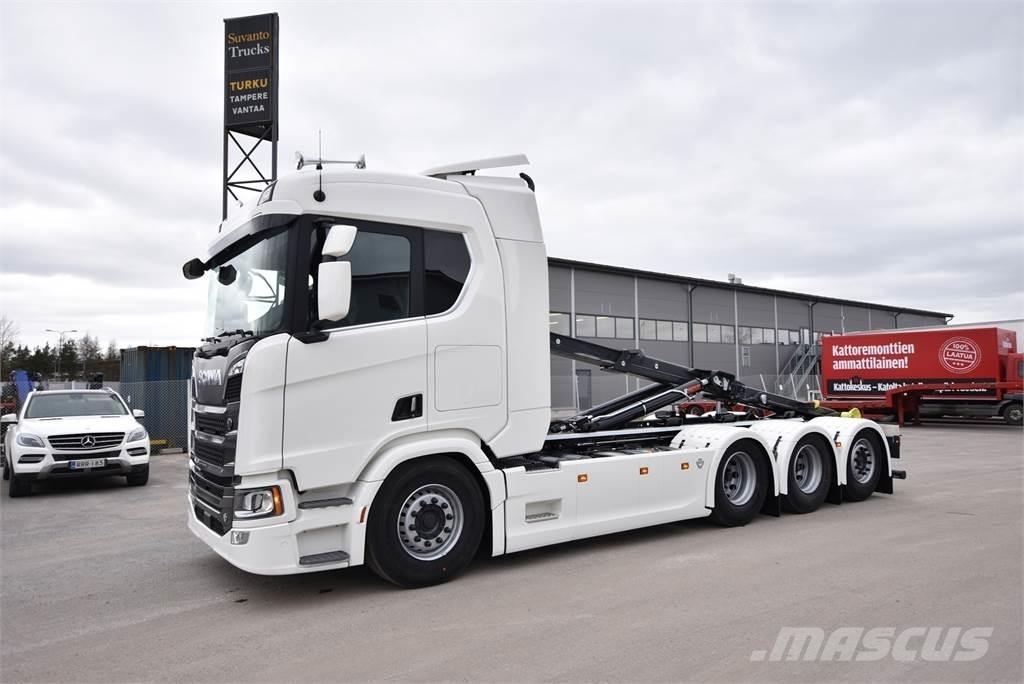 Scania R590 8X4 Lastväxlare/Krokbilar