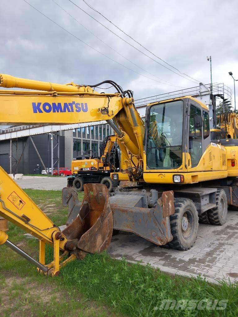 Komatsu PW 180-7EO Hjulgrävare