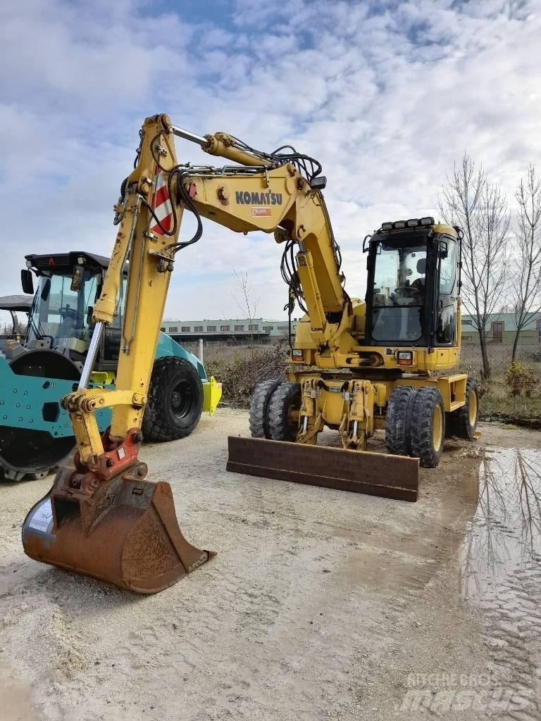 Komatsu PW118MR-8 Hjulgrävare