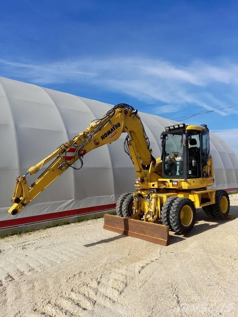 Komatsu PW118MR-8 Hjulgrävare