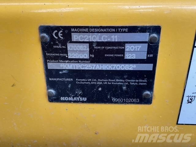 Komatsu PC210 Bandgrävare