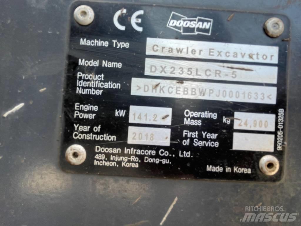Doosan DX 235 LCR-5 Bandgrävare