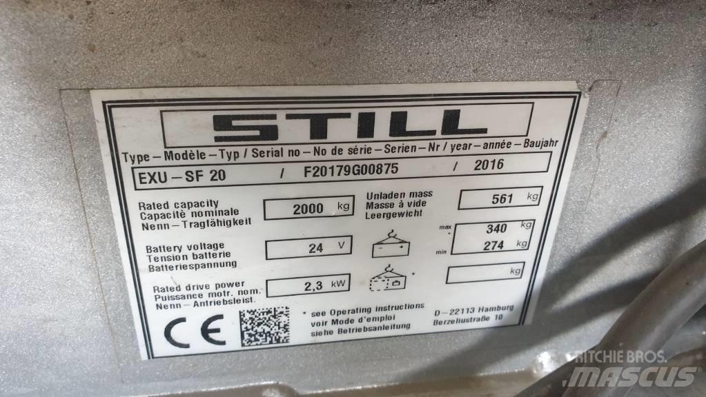 Still EXU-SF 20 Låglyftare med plattform