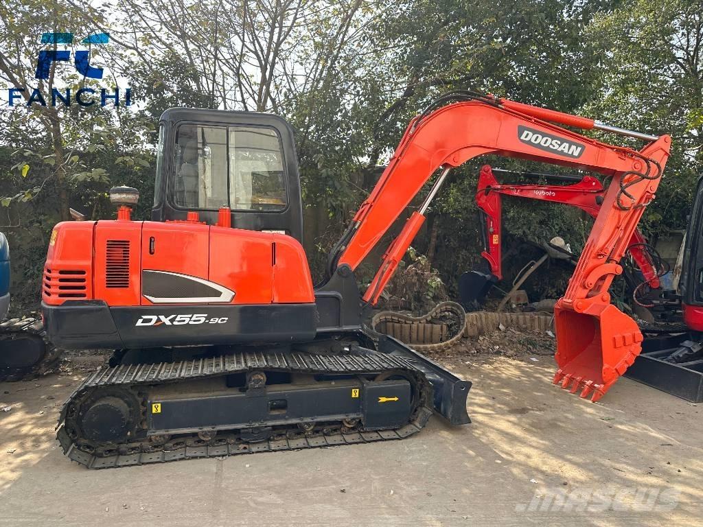 Doosan DX 55-9 C Minigrävare < 7t
