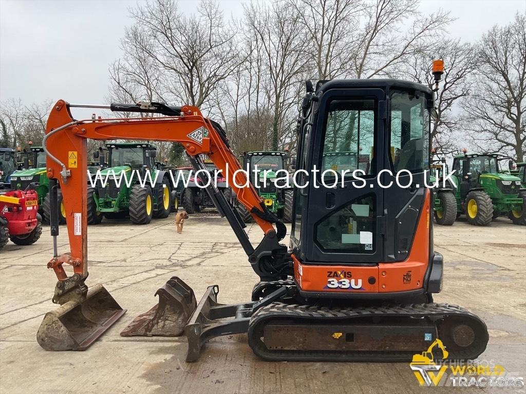 Hitachi ZX 33 U Minigrävare < 7t