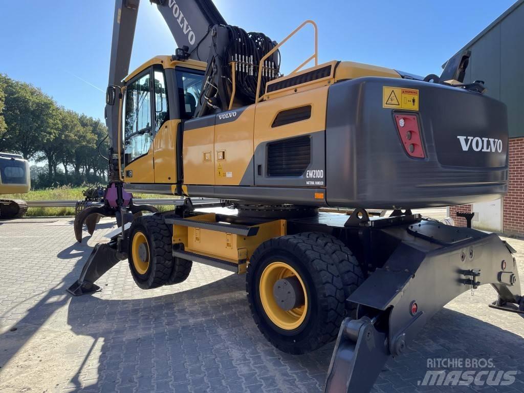 Volvo EW 210 MH Avfalls / industri hantering