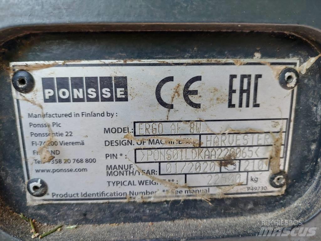 Ponsse Ergo AF 8W Skördare