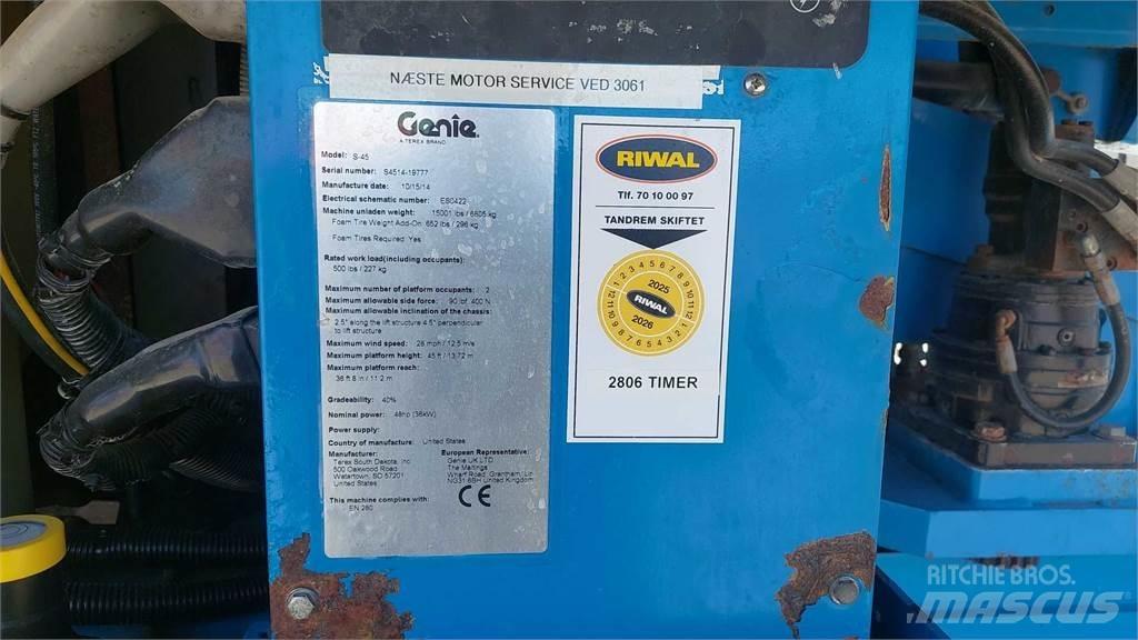 Genie S45 Teleskop bomliftar