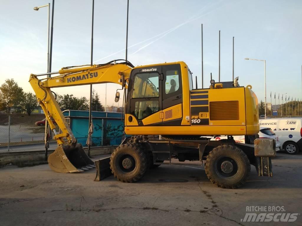 Komatsu pw160-11 Hjulgrävare