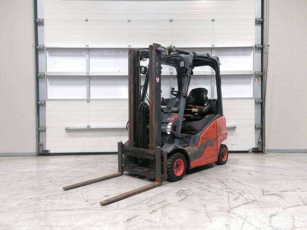 Linde H16D Dieselmotviktstruckar